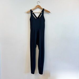 Black Jumpsuit Aerie Criss Cross Back
